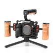 PULUZ Metal Camera Cage Stabilizer Rig for Sony A7 IV - Black - 7