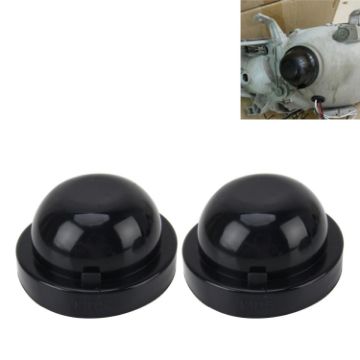 Picture of 2 PCS K105 Universal Car LED Headlight HID Xenon Lamp Silicone Dust Cover Seal Caps Waterproof Dustproof Sealing Headlamp Cover