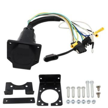 Picture of CP-3054 Car American 4-pin to 4+7-pin Converter with Holder Tail Light Signal Connector