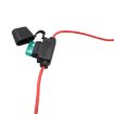 UTV/ATV Car Turn Signal Light Toggle Switch Kit - Vertical Green - 2