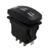 UTV/ATV Car Turn Signal Light Toggle Switch Kit - Vertical Green - 3