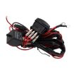 UTV/ATV Car Turn Signal Light Toggle Switch Kit - Vertical Green - 5