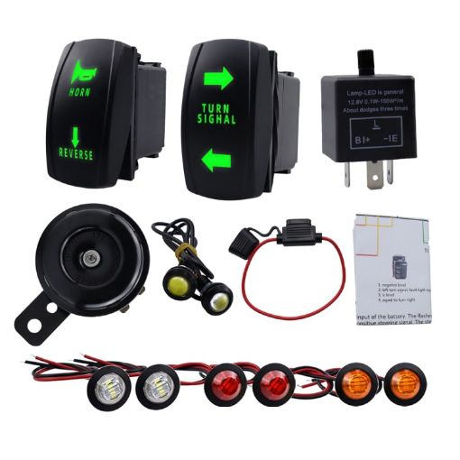 CP-4333 ATV UTV Turn Signal Light Horn Kit - 1