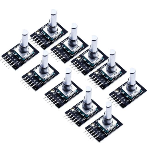 10 PCS KY-040 Rotary Encoder Module - 360 Degree Rotation - 1
