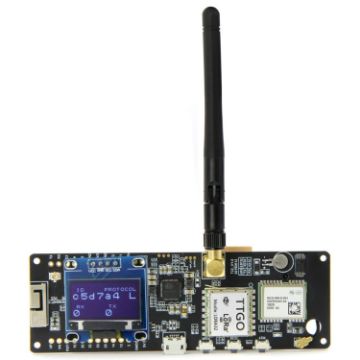 Picture of TTGO T-Beam ESP32 Bluetooth WiFi Module 915MHz GPS NEO-M8N LORA 32 Module with Antenna & 18650 Battery Holder