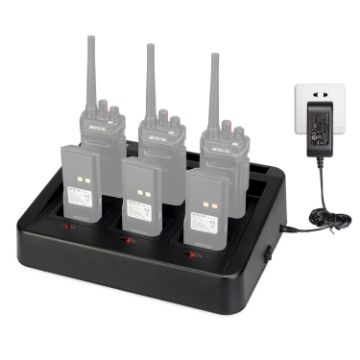 Picture of RETEVIS RTC48 Multi-function Interchangeable Slots Six-Way Walkie Talkie Charger for Retevis RT48/RT648