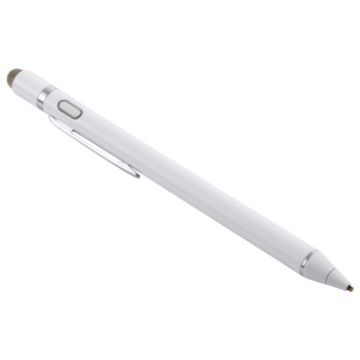 Rechargeable Capacitive Touch Screen Stylus Pen - White - 1