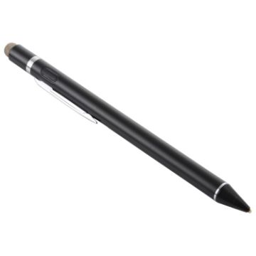 Rechargeable Capacitive Touch Screen Stylus Pen - Black - 1
