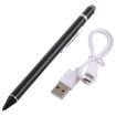 Picture of 1.5-2.3mm Rechargeable Capacitive Touch Screen Active Stylus Pen (Black)