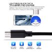 1m 2A USB to Micro USB Nylon Weave Data Sync Charging Cable Black - 6