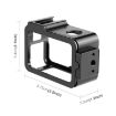 Picture of For DJI Osmo Action 4/3 PULUZ Metal Cage Expansion Adapter Frame with Cold Shoe (Black)