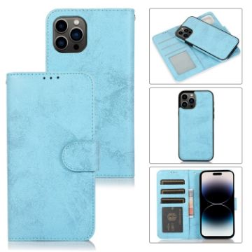 Picture of For iPhone 15 Pro Max 2 in 1 Detachable Phone Leather Case (Blue)