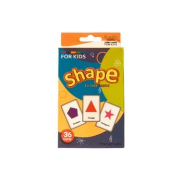 Picture of 36pcs/Box Children Enlightenment Early Learning English Word Cards, Style: C2 Shape
