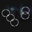 Picture of 10pcs 1.5 X 25mm Key Holder Ring Metal Key Chain Charm Ring