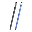 Universal Two-end Rubber Nibs Capacitive Stylus Pen Black - 2