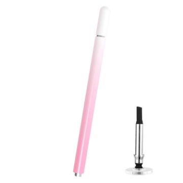 Picture of Universal Nano Disc Nib Capacitive Stylus Pen with Magnetic Cap & Spare Nib (Pink)