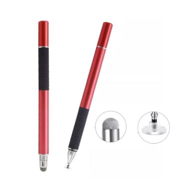 Picture of AT-31 Conductive Cloth Head + Precision Sucker Capacitive Pen Head 2-in-1 Handwriting Stylus (Red)