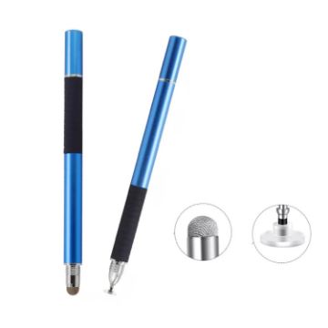 Picture of AT-31 Conductive Cloth Head + Precision Sucker Capacitive Pen Head 2-in-1 Handwriting Stylus (Navy Blue)
