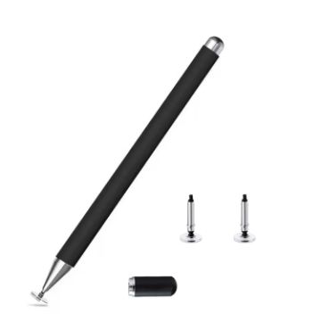 Picture of AT-29 High Accuracy Single Use Magnetic Suction Passive Capacitive Pen Mobile Phone Touch Stylus with 2 Pen Head (Black)