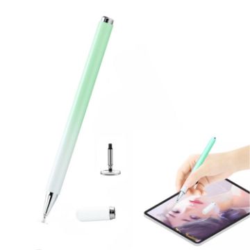 Picture of AT-28 Macarone Color Passive Capacitive Pen Mobile Phone Touch Screen Stylus with 1 Pen Head (Green)