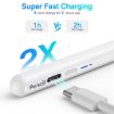 BP17-BL Type-C Magnetic Bluetooth Stylus Pen - White - 4