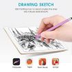 Universal Cloth Head + Silicone Head Stylus (Purple) - Stylus Pen for Touchscreens - 6