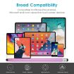 Universal Cloth Head + Silicone Head Stylus (Purple) - Stylus Pen for Touchscreens - 7