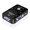 KVM-21UA 2 Ports USB KVM Switch Box - Black - 1
