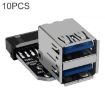 10 PCS 19/20Pin to Dual USB 3.0 Adapter Converter - Model PH21 - 1