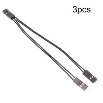 10cm 3pcs DuPont Terminal Wire DuPont 2.54 Connection Cable 2Pin - 1
