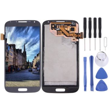 Super AMOLED LCD Screen for Galaxy S IV with Digitizer Assembly - Black - 1