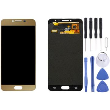 LCD Display + Touch Panel for Galaxy C5/C5000 - Gold - 1
