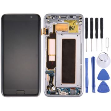 Galaxy S7 Edge/G935A Digitizer Full Assembly with Frame & Charging Port Board & Volume Button & Power Button - 1