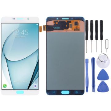 Super AMOLED LCD Screen for Galaxy A9 Pro (2016) White - 1
