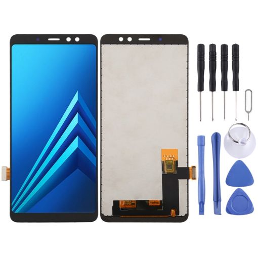 Incell LCD Half Screen for Galaxy A8+ (2018) A730F - Black - 1