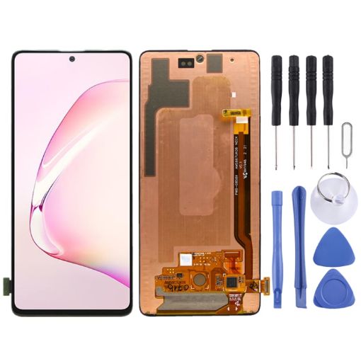 Samsung Galaxy Note10 Lite Super AMOLED LCD Screen with Digitizer - Black - 1