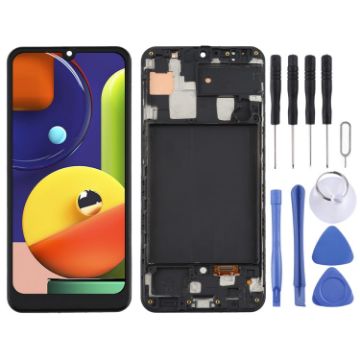 Samsung Galaxy A50s TFT LCD Screen Digitizer Assembly With Frame - 1