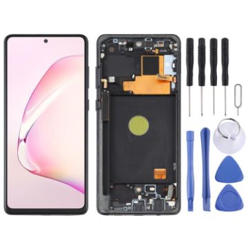 Samsung Galaxy Note10 Lite AMOLED LCD Screen Digitizer Assembly (Black) - 1