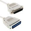 Picture of IEEE 1284 Female to RS232 25 Pin Male Parallel Extension Cable, 18s, Length: 1.5m (White)