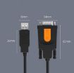 D.Y.TECH USB to DB9 RS232COM Serial Cable 1.5m - PL2303 - 3