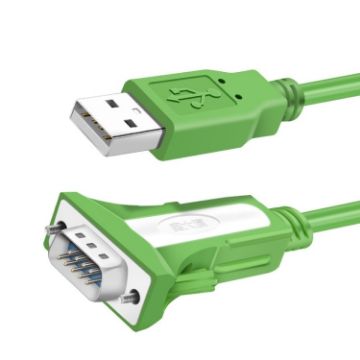 Picture of D.Y.TECH USB to RS232 Serial Cable (Green White 1.8M)