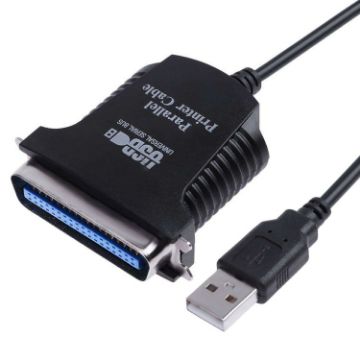 Picture of USB to Parallel 1284 36 Pin Printer Adapter Cable, Cable Length: 1m (Black)