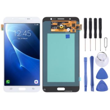 Samsung Galaxy J7 (2016) SM-J710 OLED LCD Screen with Digitizer - White - 1
