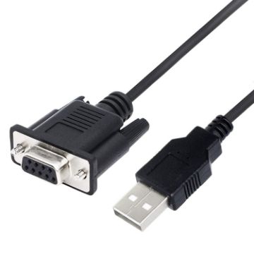Picture of JUNSUNMAY 6 Feet RS232 DB9 Female to USB 2.0 Cable Only Use for Programmable Logic Controller