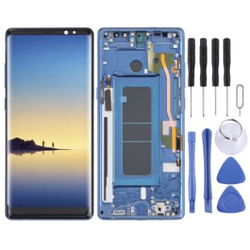 Samsung Galaxy Note 8 SM-N950 OLED LCD Screen Digitizer Assembly Blue - 1