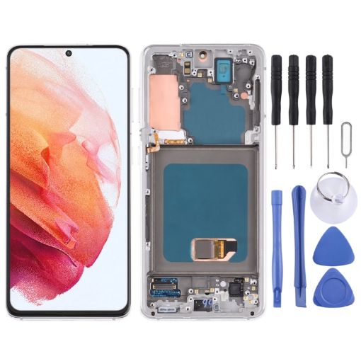 Samsung Galaxy S21 LCD Screen Assembly with Frame - 1