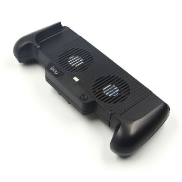 Picture of IPLAY Host Charging Grips Stand Shell Cooling Fan for Switch Lite (Black)