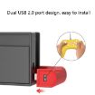 DOBE TNS-0122 Gamepad Charging Dock for Switch OLED - Red Black - 6