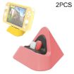 Picture of 2 PCS DOBE TNS-19062 Host Charging Bottom Portable Triangle Game Console Charger For Switch/Lite (Coral Red)