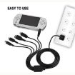Picture of 5-in-1 USB Charging Cable for Wii U/NEW 3DSXL/NEW 3DS/NDS LITE SP/PSP